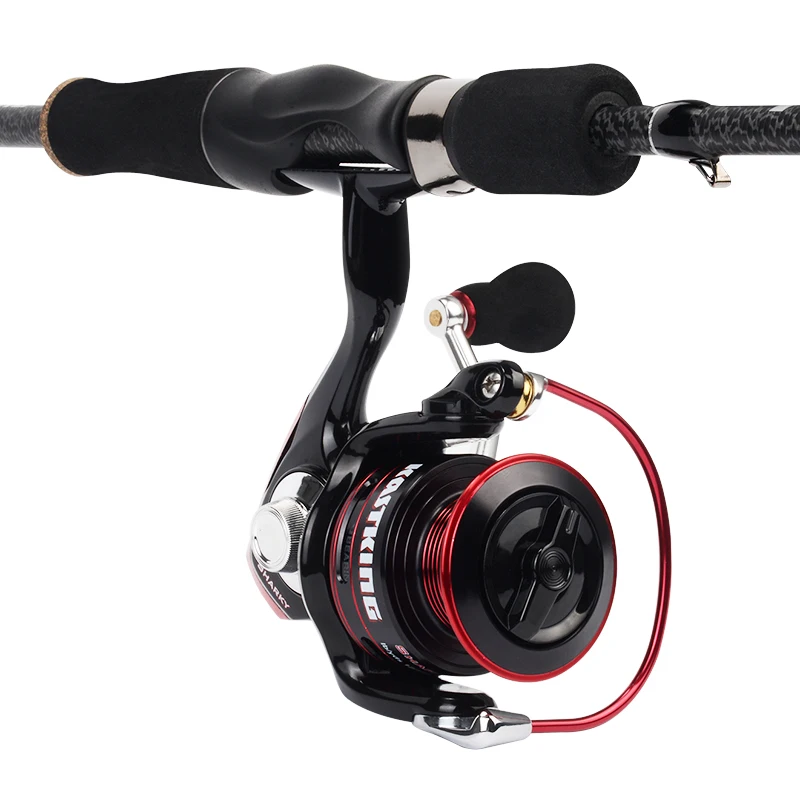 KastKing شاركي الثاني المياه العذبة غزل الصيد بكرة + نقطة الحضيض 1.98 متر الغزل الصيد قضيب كومبو