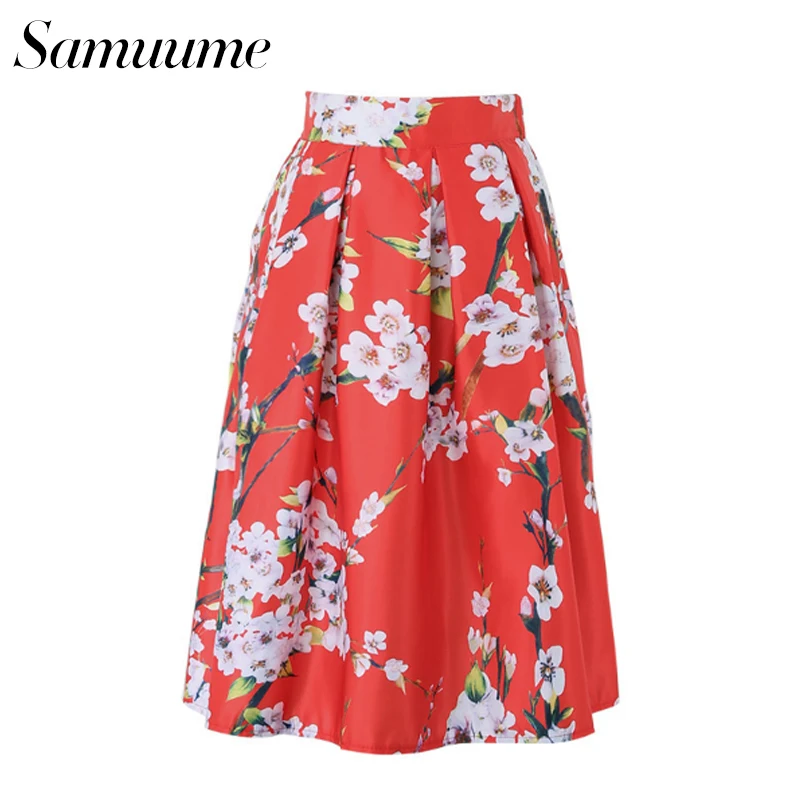 Samuume vintage 6  plum          2017  midi  saias a148012