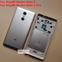 NEW For Xiaomi Redmi Note 3 / Redmi Note 3 Pro Metal Back Rear Battery Housing Protective Door with Flash Cover Repair Parts