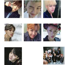 8pcs/set Bangtan Boys New Album the new picture photo cards small card Stationery Set