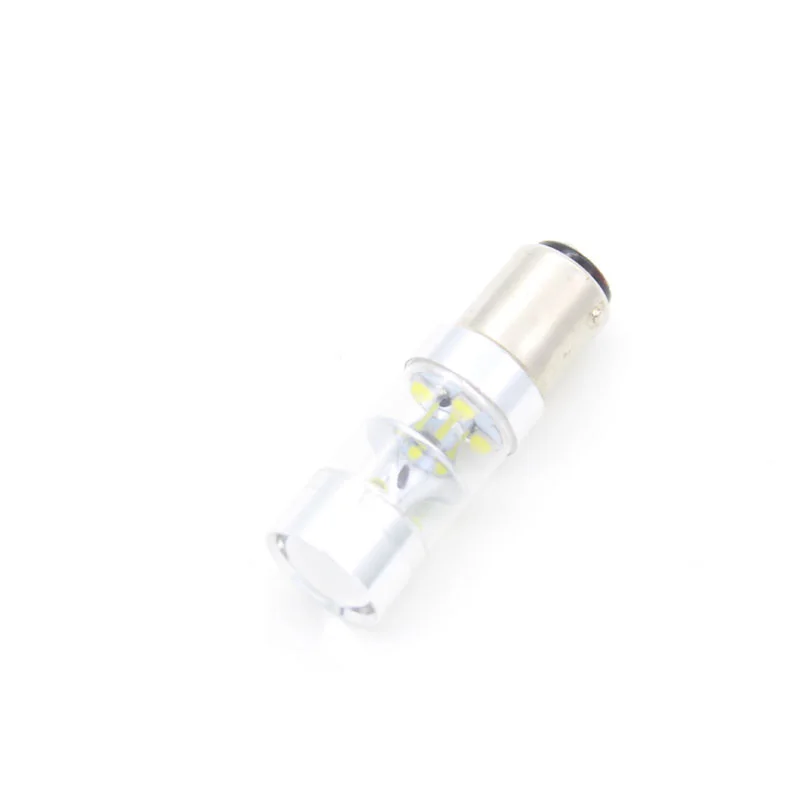 

Dongzhen Lens 12V 1156 BA15S 80W 10 LED Car External Light Source Reverse Turn Fog Light DRL Tail Xenon Lamp Car Styling