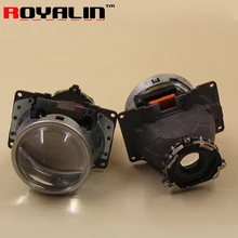 ROYALIN For Koito Q5 Bi xenon Metal Projector Headlight 3 inch for D1S D2S D3S D4S
