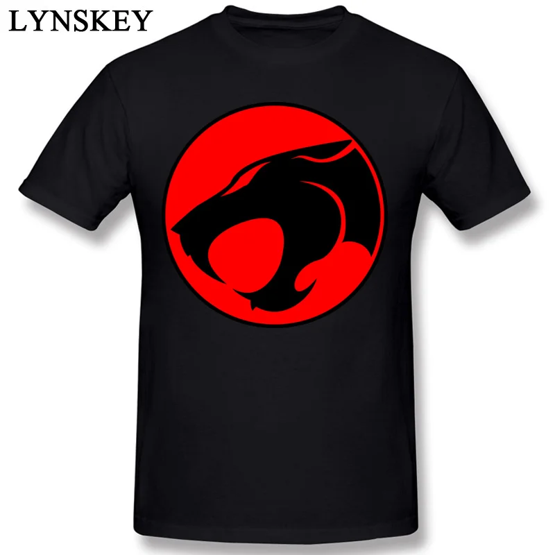 Cotton Mens Short Sleeve T Shirts Birthday Tops Shirt Discount Slim Fit Round Collar Tee-Shirt thundercats Top Quality black