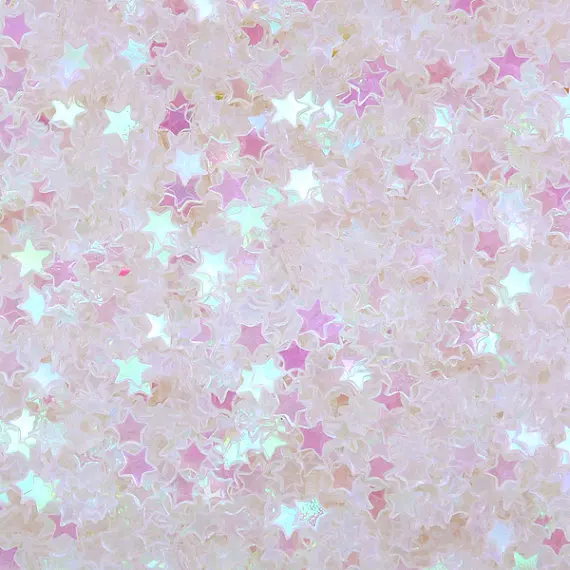 250gram Star Glitter Sprinkle Confetti Sequins Micro Stars Fake Topping