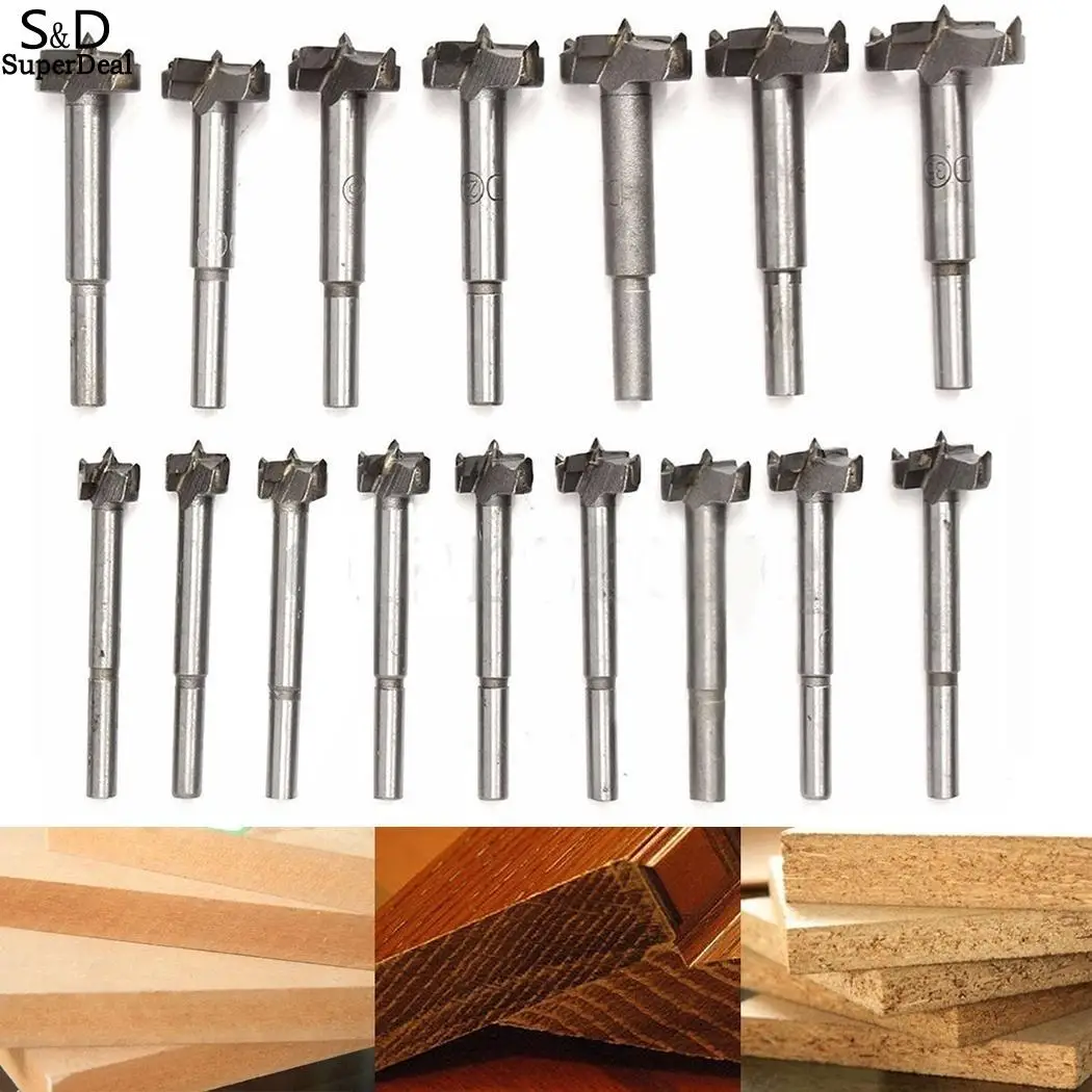 

for Size Forstner Drill Bits Hinge Hole Cutter Hole Saw Set Mixed Woodworking