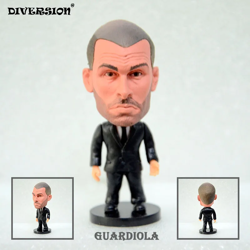 

Soccerwe footabller action figure Soccer Coach GUARDIOLA figurine (MC) 2.5" dolls
