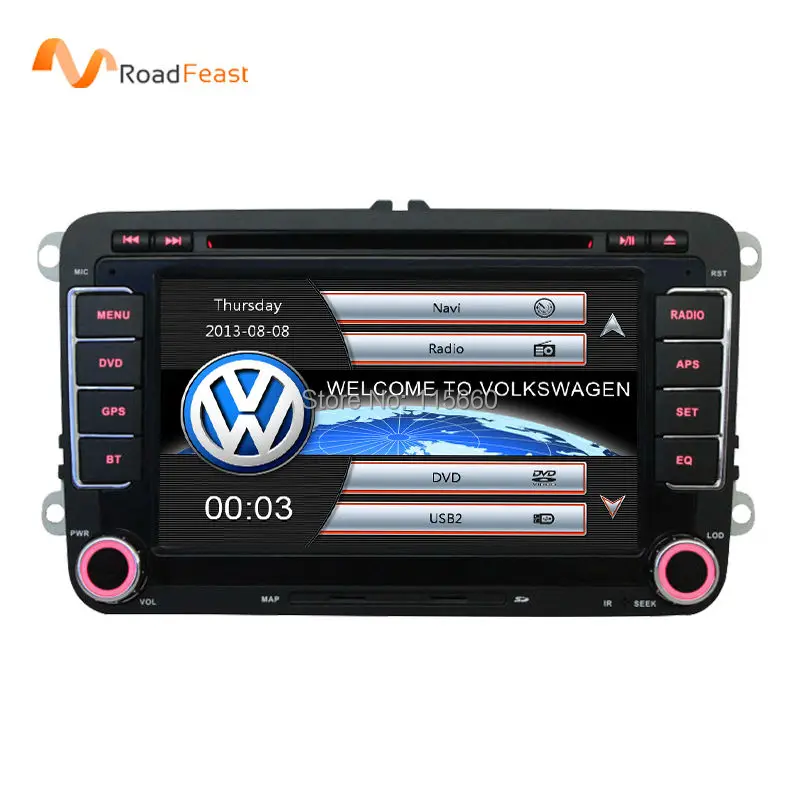  7" 2 din Car DVD for Volkswagen VW golf 4 golf 5 6 touran passat B6 sharan jetta caddy transporter t5 polo tiguan with gps card 