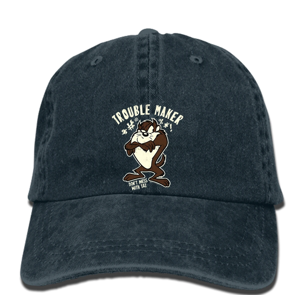 

hip hop Baseball caps Taz Trouble Maker Art cap Tasmanian Devil Looney Tunes All Sizes Summer Man hat Good Quality