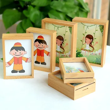 

Photo Custom Crystal Photo Frame Personalize Laser Engraved Photo Album Square Picture Wedding Gift for Guests 3DHK02