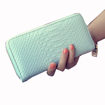 

Crocodile pattern pu leather wallet women purse travel wallet women female card holder wallet case female moblie phone bag