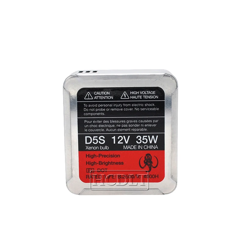 HCDLT Genuine 35W D5S OEM HID Xenon Headlamp Bulb 5500K White All In One D5S Xenon Ballast Kit 9285 410 171 Upgrade Original 25W (6)