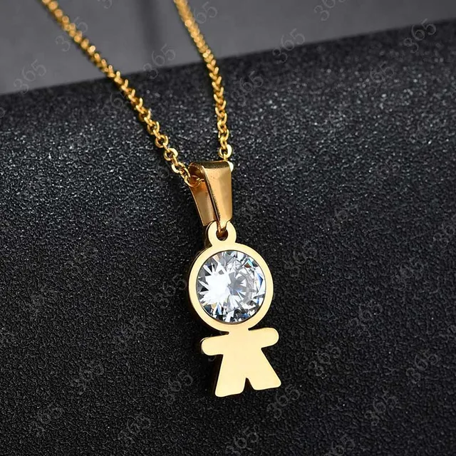 Buy Factory Wholesale CZ Stone Little Boy Pendant