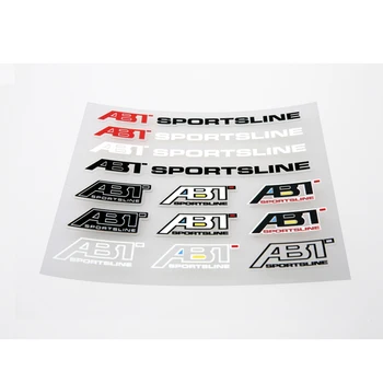 

Aliauto Car Styling ABT Sportsline Accessories Sticker and Decal for Ford Focous Volkswagen Polo Golf Renault Opel Bmw E39 Audi