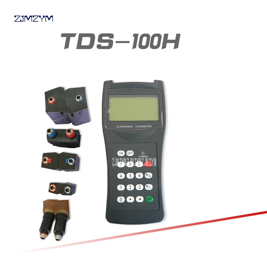 TDS 100H портативный ультразвуковой расходомер M2 (50 700 мм) с CD расходомером воды 100 240 В