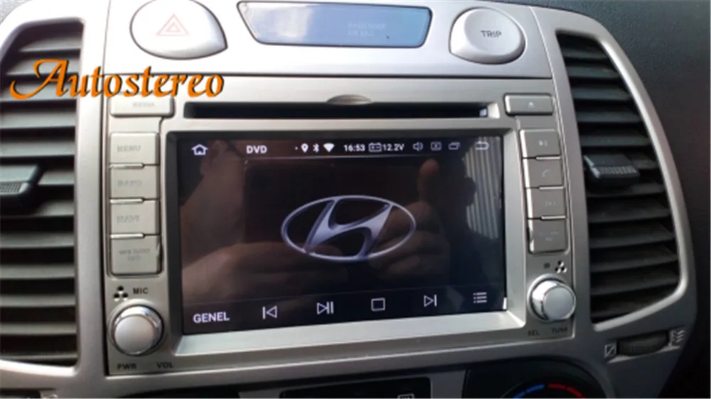 Excellent Octa core Android 9 Car CD DVD player GPS navigation for HYUNDAI I20 2008-2013 multimedia Head unit radio tape recorder music 4G 3