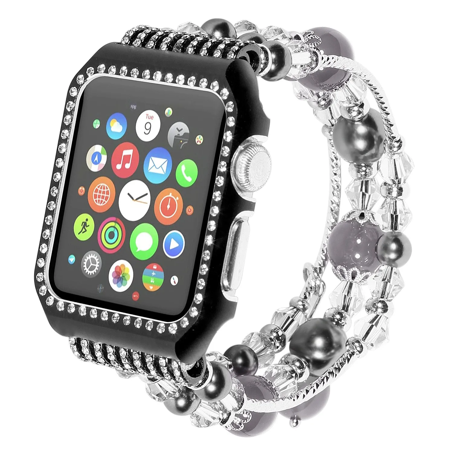 Чехол со стразами украшениями для наручных часов Apple Watch чехол 42 мм 38 версия