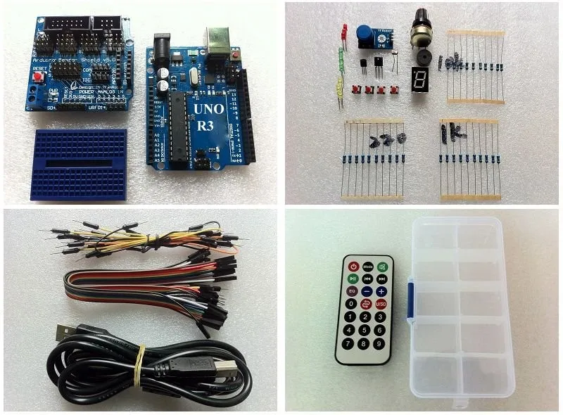 [Синтрон] Новый! Стартовый комплект платы Arduino Uno R3 + сенсорный экран PDF файл|uno
