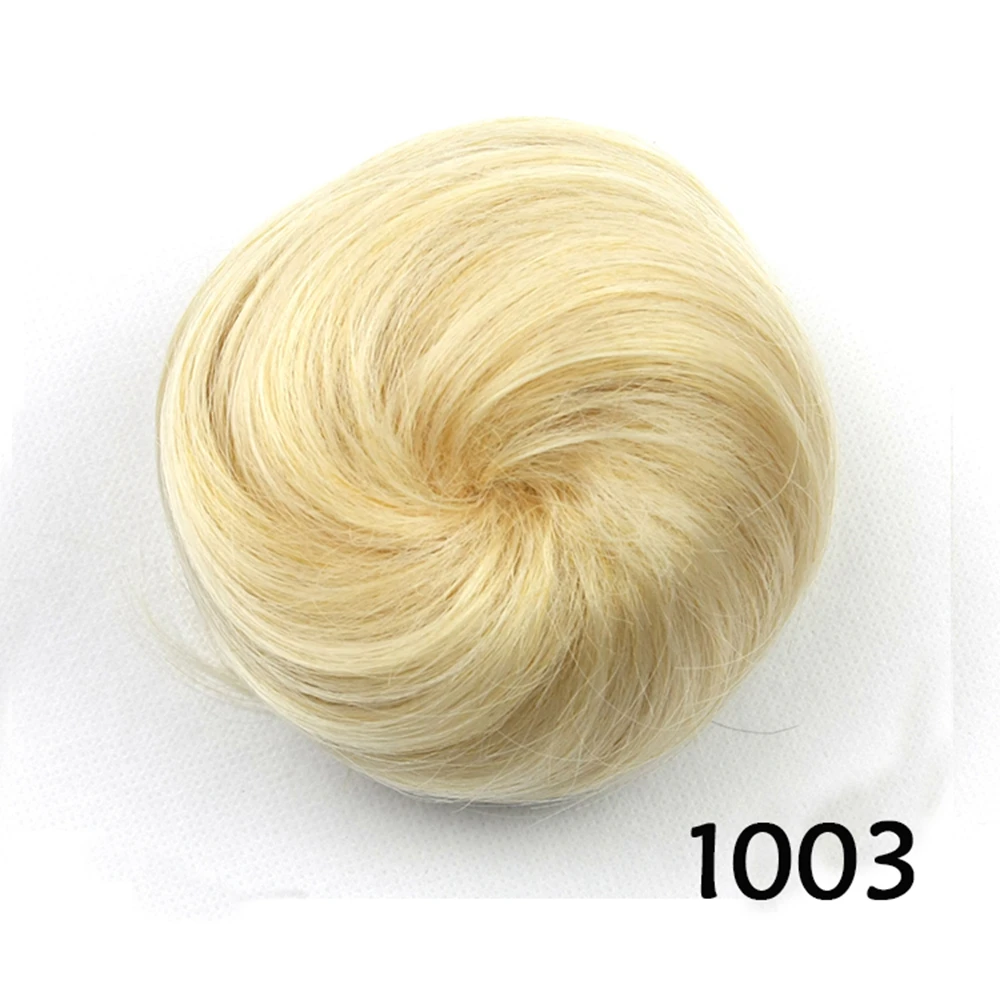 Soowee 8 цветов синтетические волосы коричневый блонд волосы резинка пончик-шиньон прическа гулька волосы ролик головные уборы для женщин