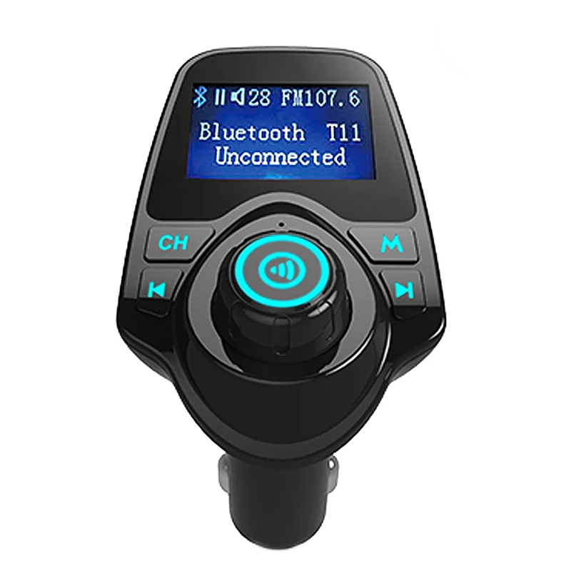 T11 car mp3 player bluetooth fm transmitter font b handsfree b font Car Kit FM Transmitter
