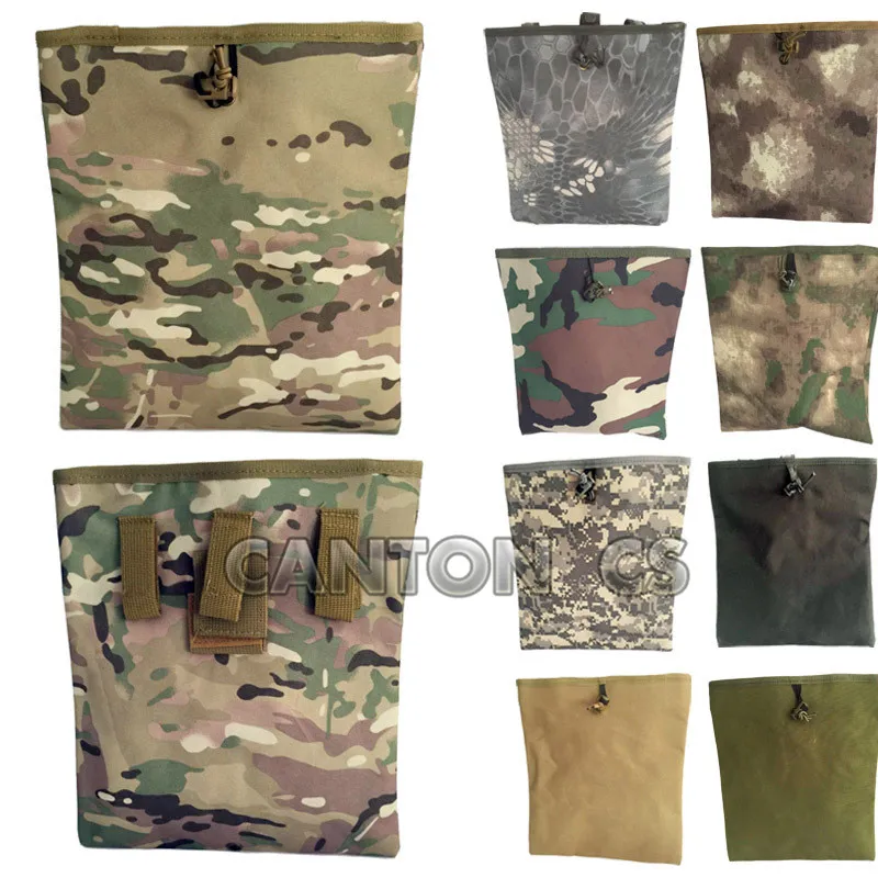Military-Tactical-Airsoft-Paintball-Hunting-Recovery-Molle-Dump-Magazine-Pouch-Ammo-Bags