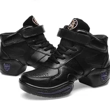 Кожаные дышащие Аутентичные мужские современные кроссовки Танцевальная обувь джаз мягкая подошва спортивные