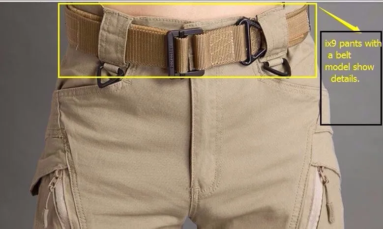 Новые тактические походные брюки TAD IX9 для мужчин, армейские солдатские тренировочные военные брюки, охотничьи брюки-карго+ тактические карманы