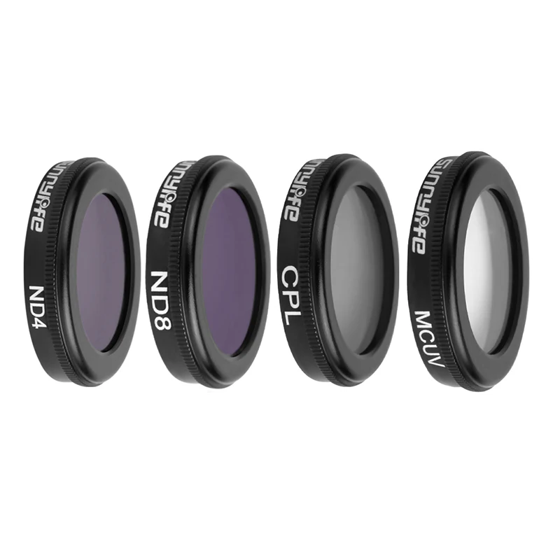 Комплект фильтров для камеры ND Series CPL UV поляризационный Полярный фильтр для объектива для DJI Mavic 2 Zoom версии комплектующие для Дронов - Цвет: ND4 ND8 CPL UV