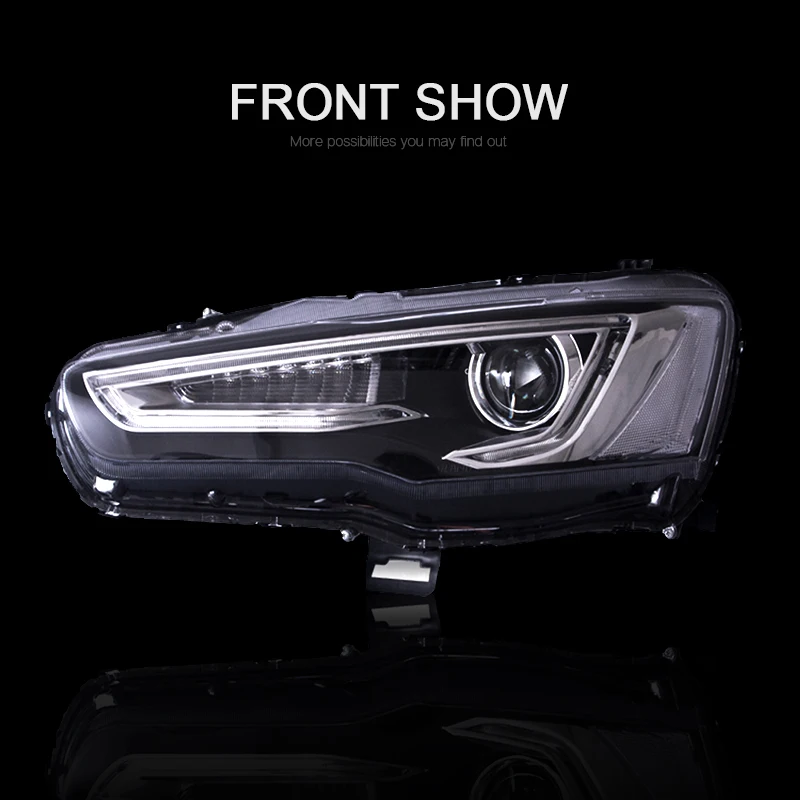 CNSUNNYLIGHT For Mitsubishi Lancer EVO X 2008-2017 Car Headlight Assembly LED DRL Turn Signal Xenon HID Projector Lens Plug Play (5)