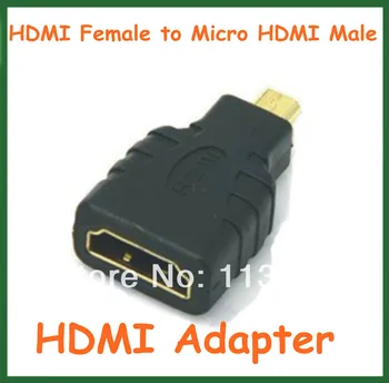 

20pcs HDMI Adapter HDMI Female to Micro HDMI Male Converter Connector HDMI Extender for HDTV Camera