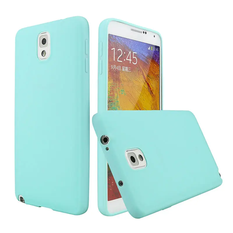 

Note 3 Candy Color TPU Rubber Case Cover for Samsung Galaxy Note 3 Silicon Case Glossy Back Cover for Samsung Note3 N9000 Skin