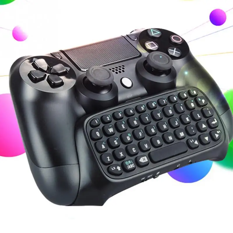 Популярные 47 ключи Mini Bluetooth Беспроводной Клавиатура Chatpad Чат Pad Идеально подходит для sony PS4 Игровые приставки 4 контроллер