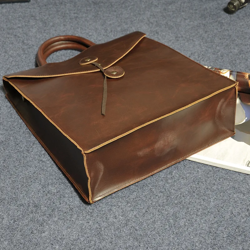 Винтажный Большой Вместительный Модный женский рюкзак 1", сумка для ноутбука, повседневная кожаная женская сумка-конверт А4, школьные сумки