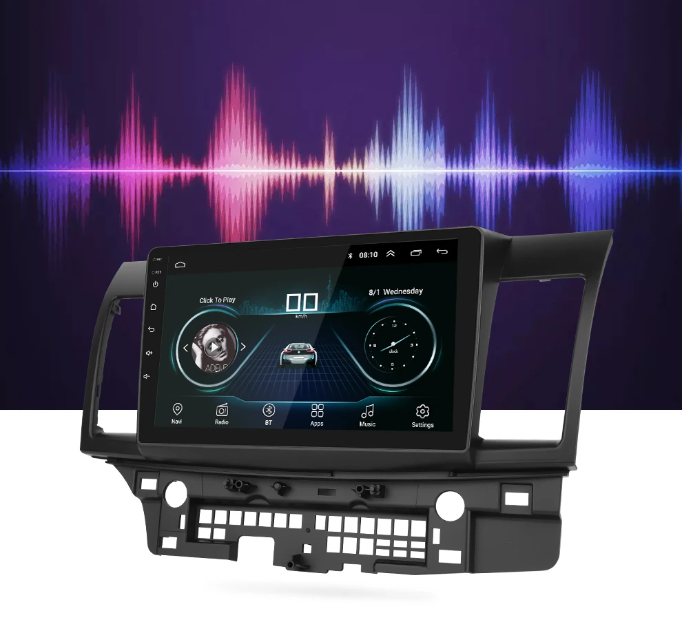 Best 2DIN 10.2" Android Car Radio 2+16G for Mitsubishi lancer 1024*600 Quad Core wifi Bluetooth video audio Multimedia car dvd Stereo 17