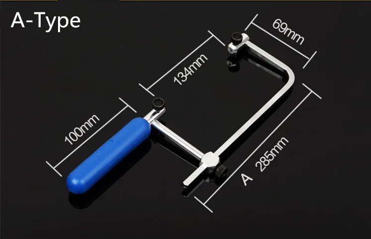 1pcs DIY Woodworking Saw Scroll Coping Metal Tool U Shape Replacement Blades Garland curve Wire Saw Blade Carved 2