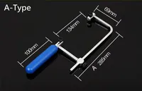 1pcs DIY Woodworking Saw Scroll Coping Metal Tool U Shape Replacement Blades Garland curve Wire Saw Blade Carved 2