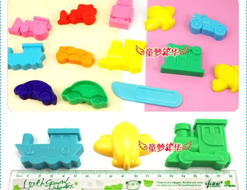 36 Pieces of color mud pla