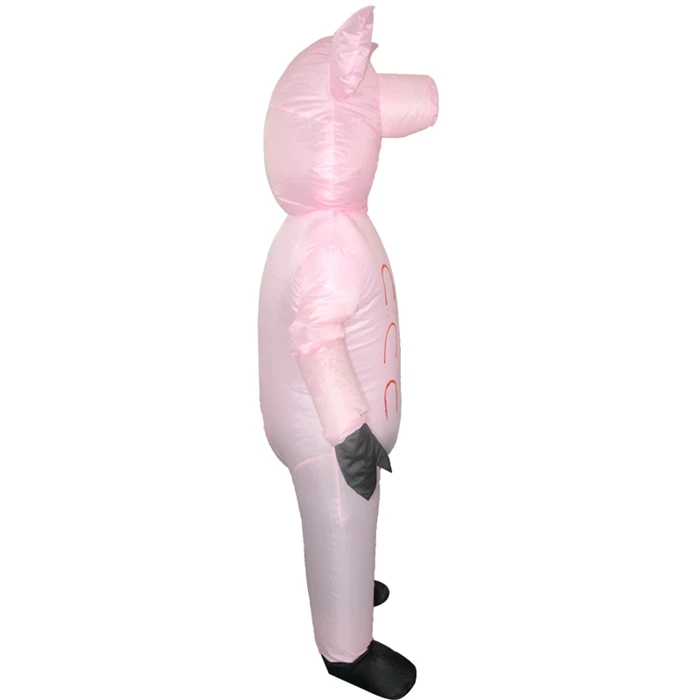 Костюм для Хэллоуина, надувной костюм, розовая свинья, косплей, свиньи, надувные животные, ферма, нарядное платье, костюм