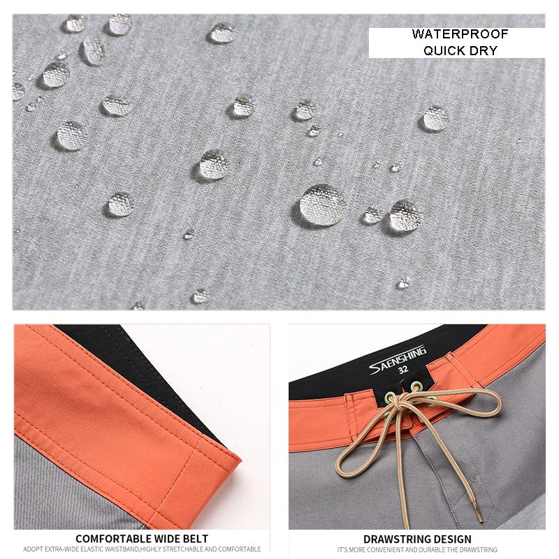 SAENSHING New Beach Board Shorts Men High Quality Surfing Swim Shorts Breathable Sport Short Male Maillot De Bain Plus Size SAENSHING New Beach Board Shorts Men High Quality Surfing Swim Shorts Breathable Sport Short Male Maillot De Bain Plus Size