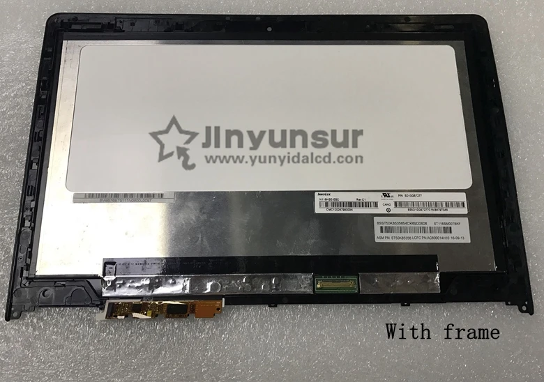 Сенсорный ЖК-экран 11 6 дюйма в сборе с рамкой для Lenovo ideapad yoga 700-11ISK YOGA13 N116HSE-EBC 1920*1080 |