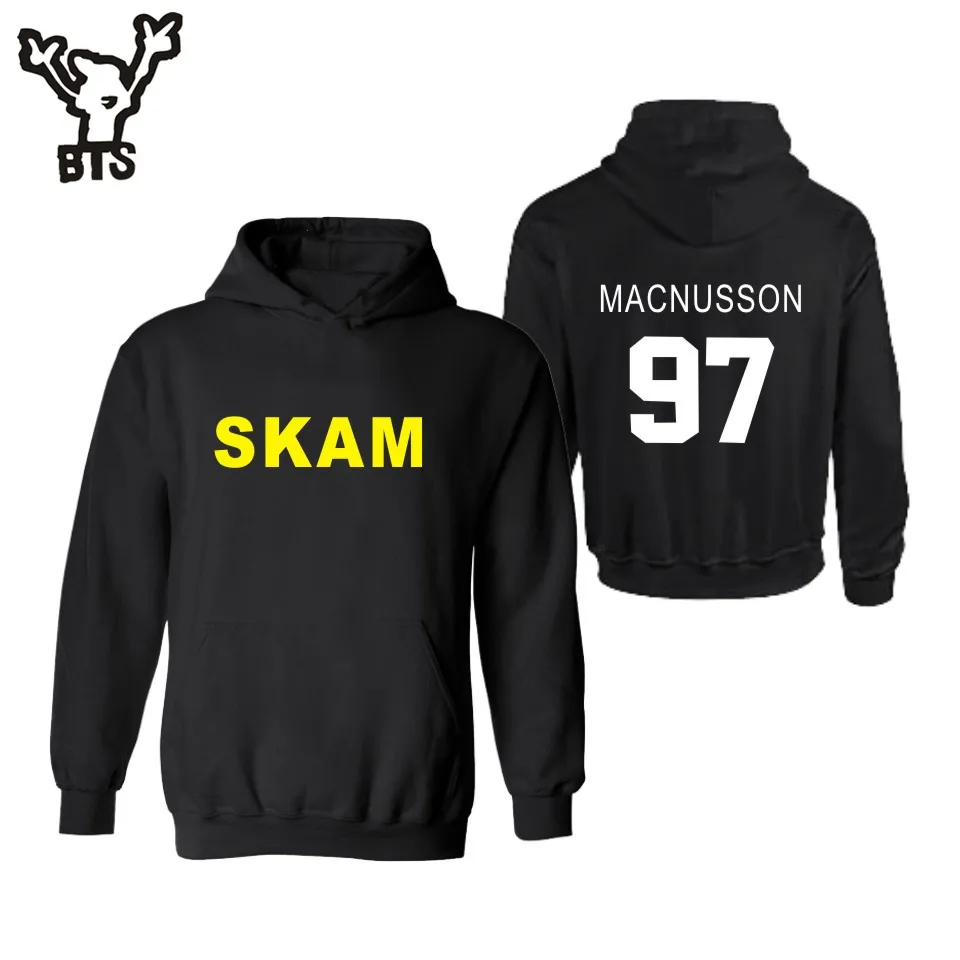 Темы Skam смешная ТВ Play Повседневная зимняя одежда с принтом ISAK Мужская модная