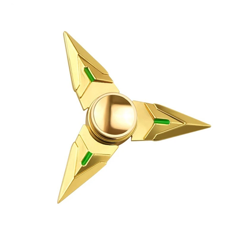 

Fidget Spinner Hand Spinner for Autism and ADHD Fidget Hand Spinner Bearing Ball Golden Zinc Alloy Fidget Spinner