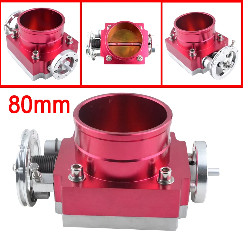 Top Quality Universal 80mm Throttle Body Intake Manifold Billet