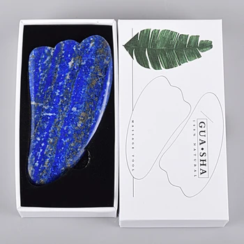 

Lapis Lazuli Facial Care Tool Massage Guasha Face Neck Make Up Health Care Body Natural Stone Crystal SPA Acupuncture Slimming
