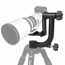 Новый Профессиональный Алюминиевый Gimbal Штатива Для Тяжелых Телеобъектив Камеры DSLR 360 Панорамный Поворотный Штатив Головы до 10 КГ