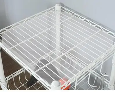 Kitchen rack. Refrigerator side storage rack.. Place type multi-function storage rack.
