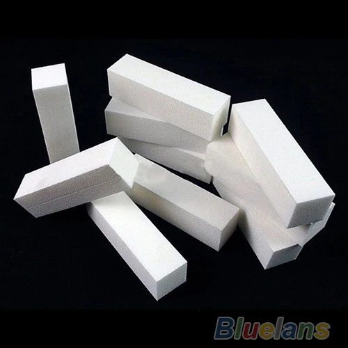 

5Pcs White Nail Art Buffer File Block Pedicure Manicure Buffing Sanding Care DIY 76P1 7H7C