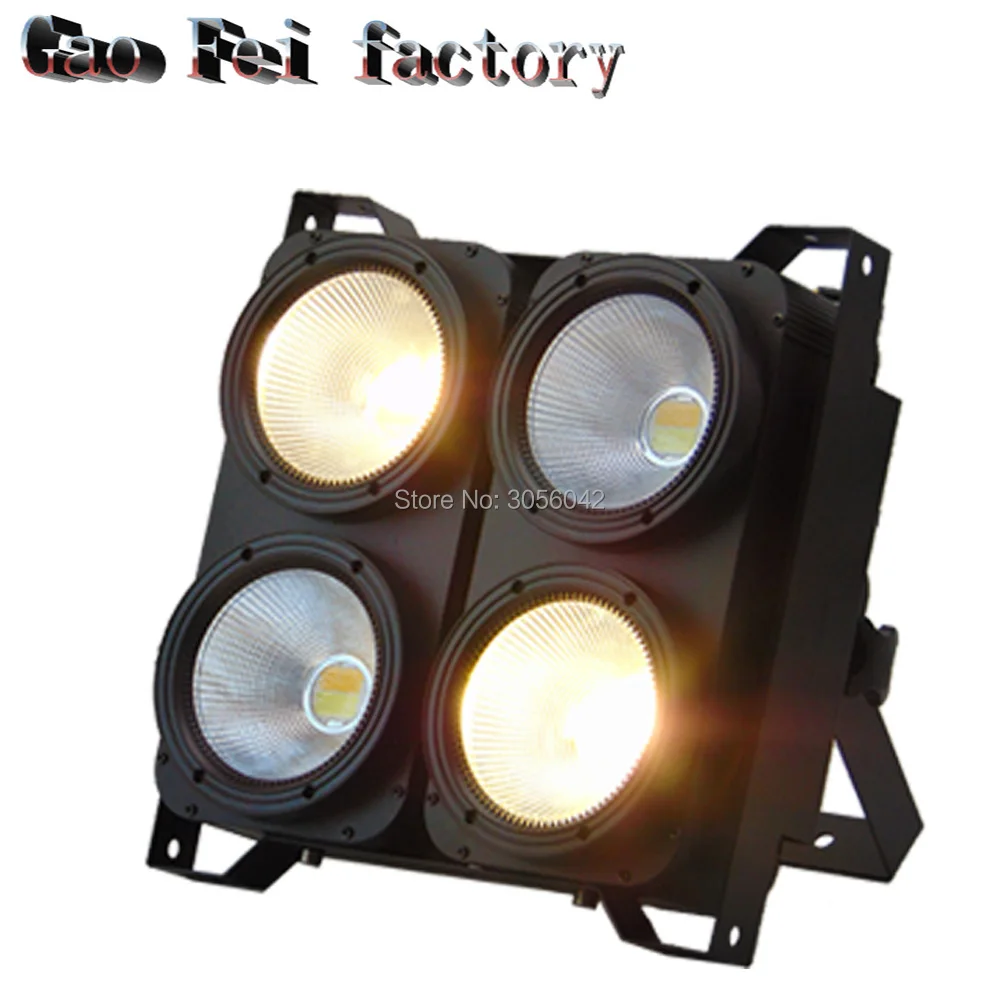 

High Brightness 4x100W COB Warmwhite LED Par Light For Stage Event Party Disco
