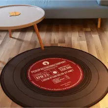 Черный клей запись стол стул подушка для пола коврик гостиной двери коврики Настольный коврик Детская комната противоскользящие колодки CD tapis