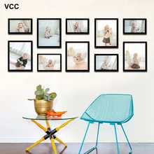 10 шт. классическая фоторамка для стены навесной домашний декор фото стены свадьба пара рекомендации черный белый рамки