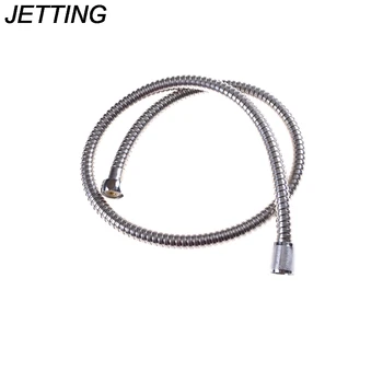 

1/2 Inch Flexible Shower Hose 1m Plumbing Hoses Showerhead Pipe Stainless Steel Chrome Bathroom Water Head